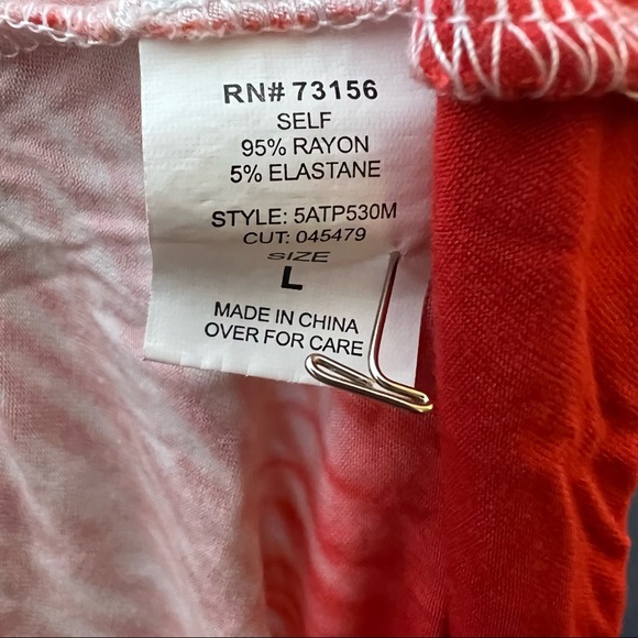 Athleta Animal Print Sleeveless Knit Dress, Size Large - Orange/White - Picture 9 of 12